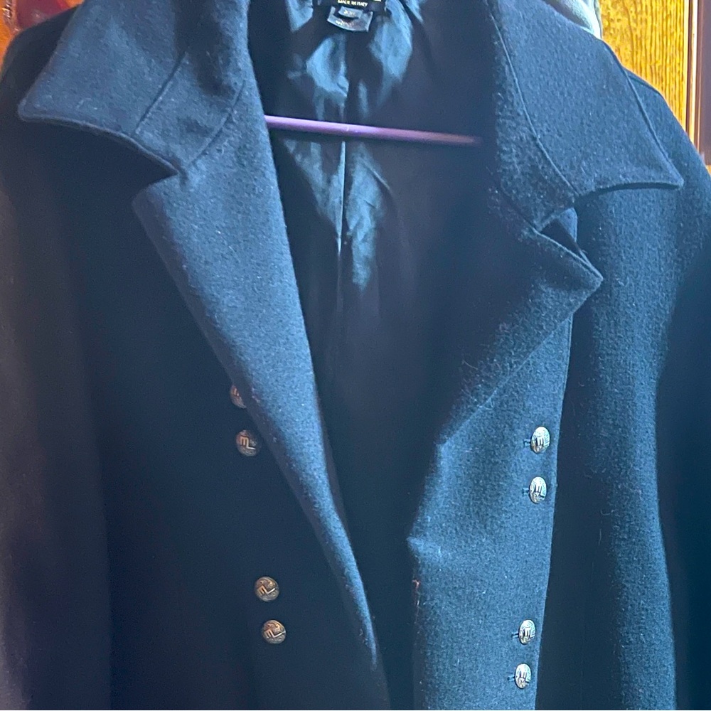 One of a kind custom MANUEL designed and made 3/4 length trench mens cost